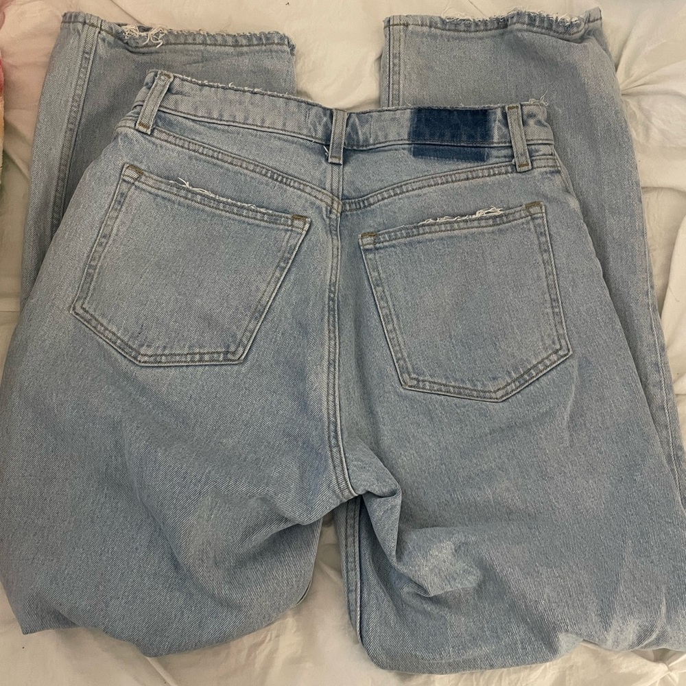 Abercrombie & Fitch Light Blue High Rise Women Jeans - Picture 7 of 9